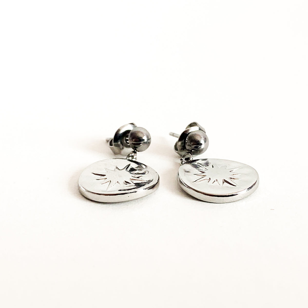 Minted Medallion Earrings – Obilis Paris Minted Medallion Earrings – Obilis Paris