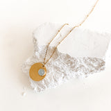 Blue marble gold medallion, made with high quality stainless steel plaster