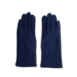 Classic gloves navy blue