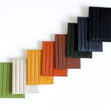 Flat practical leather card holder from paris in all the colors