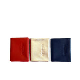 Leather coin holder trio