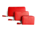 Leather wallet tassel all size