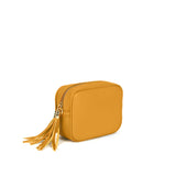 Little camera crossbody bag in orange side Petit sac caméra ban