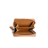 Small leather wallet tassel inside