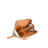 Small leather wallet tassel inside