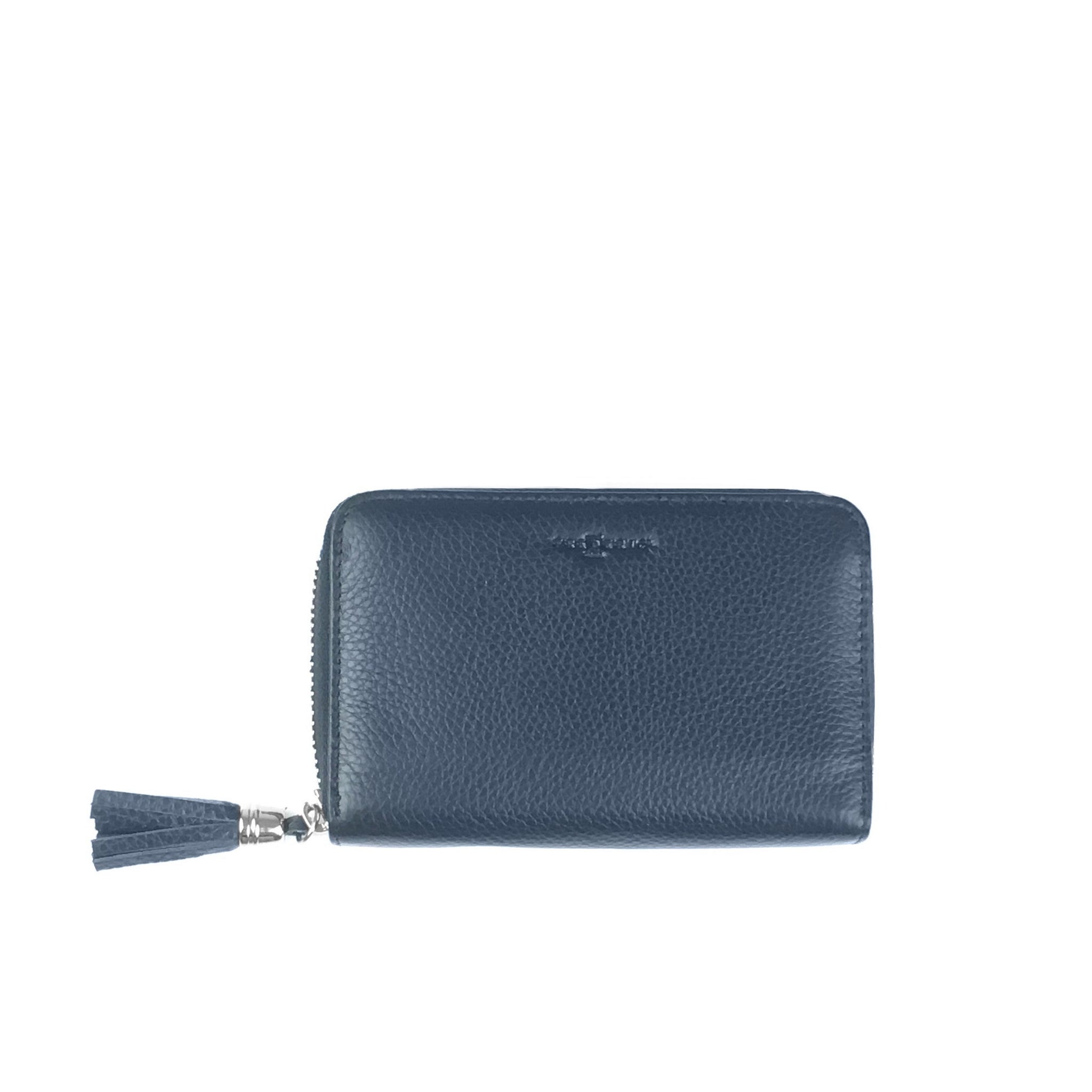 折りたたみ財布 DEINET DEINET SIGNATURE WALLET IN BLACK KDCWC4S5311 タスカ 二つ折り財布（小銭入れ付き） | 大人のバッグ・財布