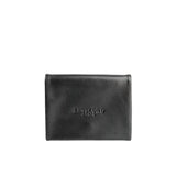 Practical leather coin/card holder black