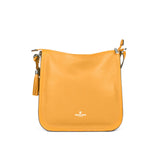 Leather bag in mustard